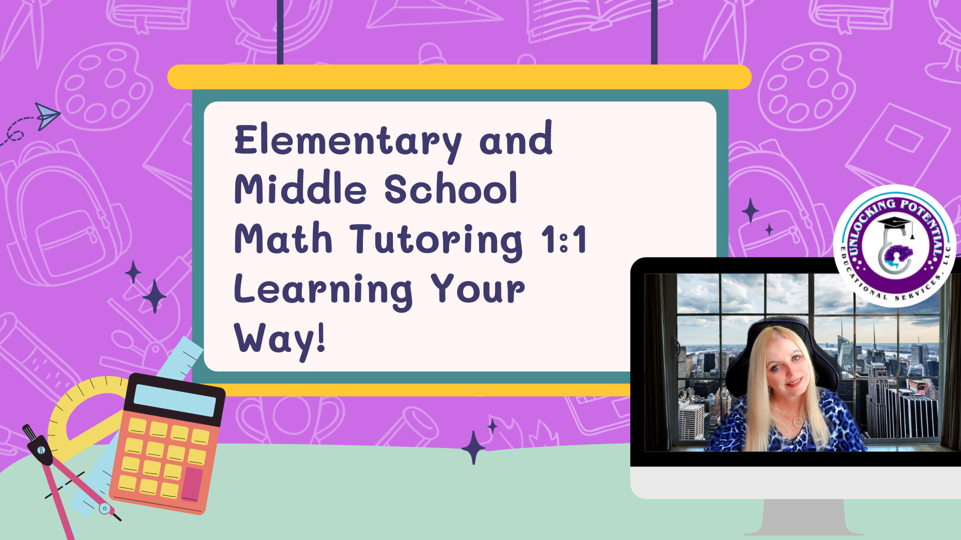 Read more about the article Elementary and Middle School Math Tutoring 1:1 Learning Your Way! 6 Session Package